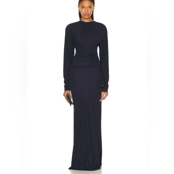 Christopher Esber Dresses & Skirts - Christopher Esber Side Cowl Long Sleeve Dresd